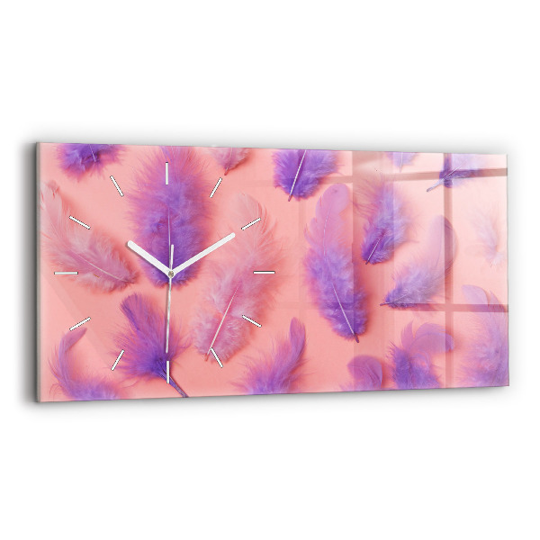 Orologi orizzontali Piume colorate
