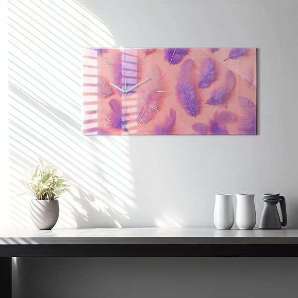 Orologi orizzontali Piume colorate