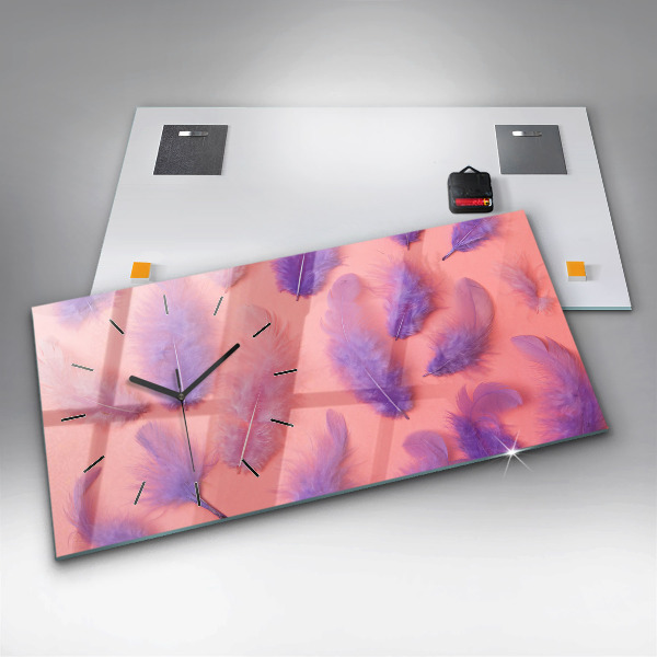 Orologi orizzontali Piume colorate