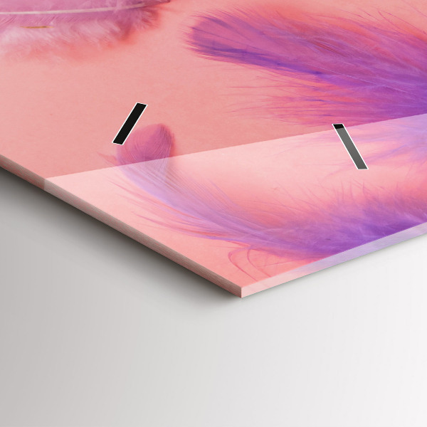 Orologi orizzontali Piume colorate