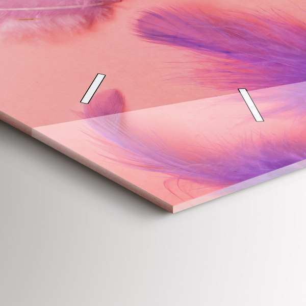 Orologi orizzontali Piume colorate