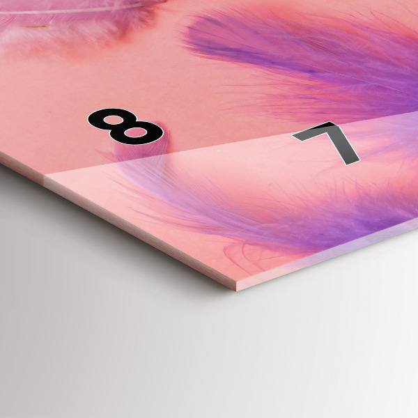 Orologi orizzontali Piume colorate