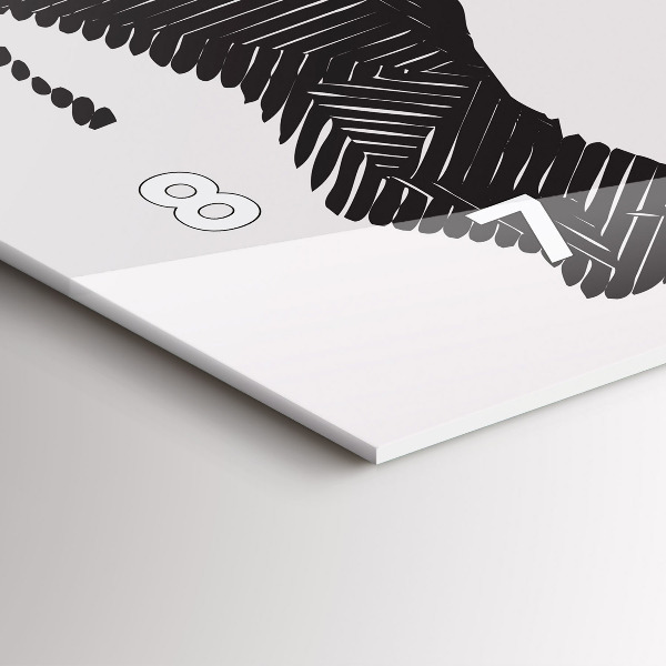 Orologi orizzontali Disegno lineare del rinoceronte