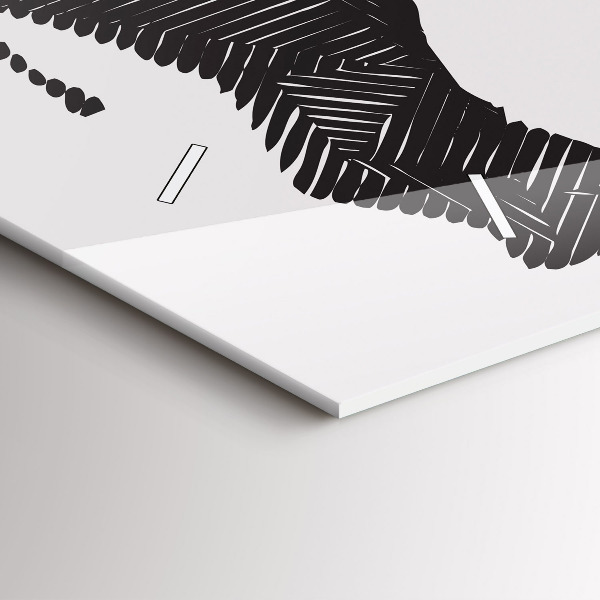 Orologi orizzontali Disegno lineare del rinoceronte