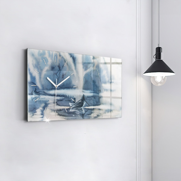 Orologi orizzontali Pescatore sul lago