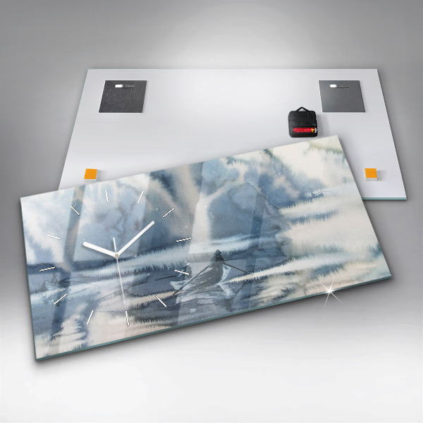 Orologi orizzontali Pescatore sul lago