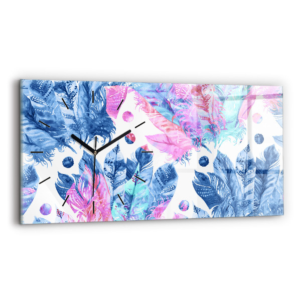 Orologi orizzontali Piume colorate