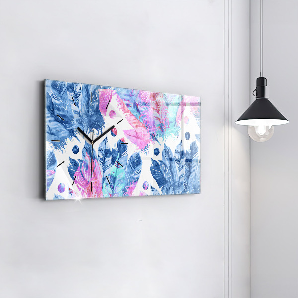 Orologi orizzontali Piume colorate