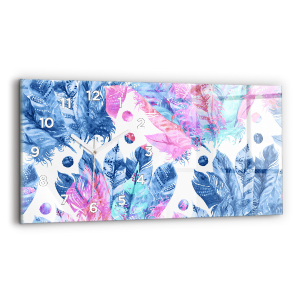 Orologi orizzontali Piume colorate