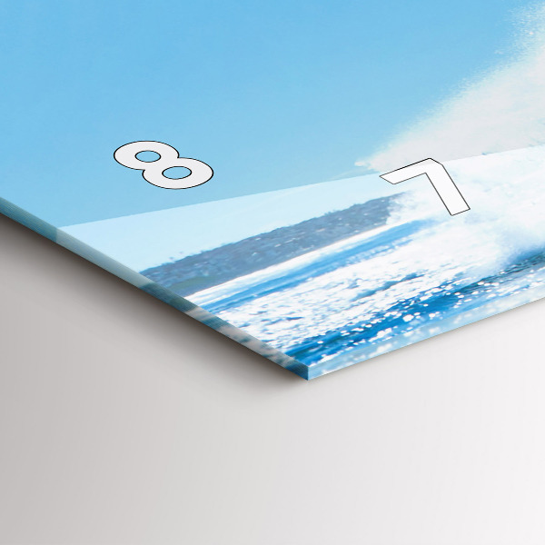 Orologio rettangolare Surf alle Hawaii