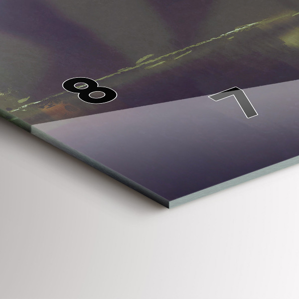 Orologi orizzontali Persone con ombrelli