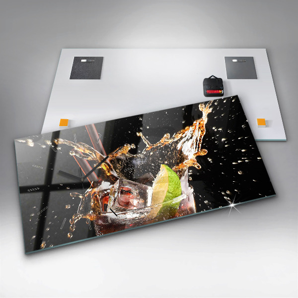 Orologio rettangolare Bere con ghiaccio