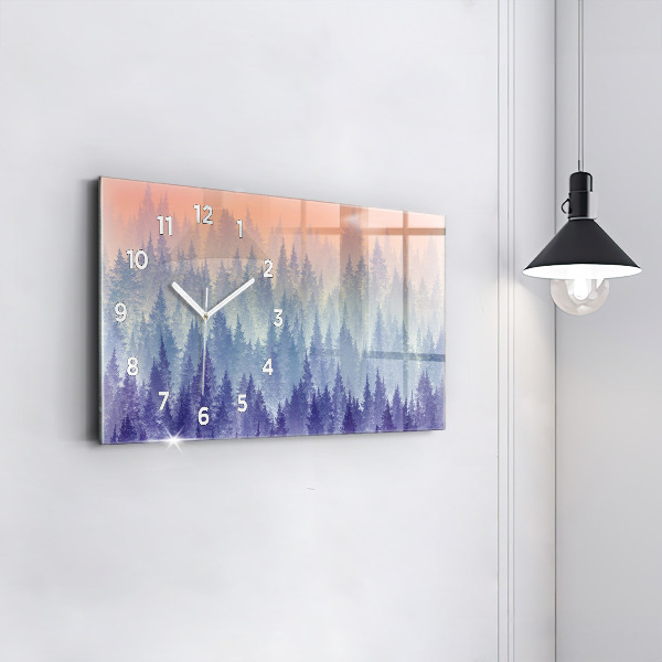 Orologi orizzontali Foresta nella nebbia