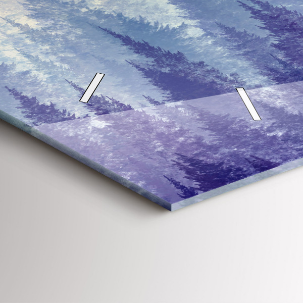 Orologi orizzontali Foresta nella nebbia