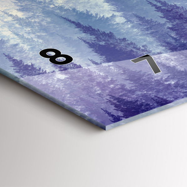 Orologi orizzontali Foresta nella nebbia