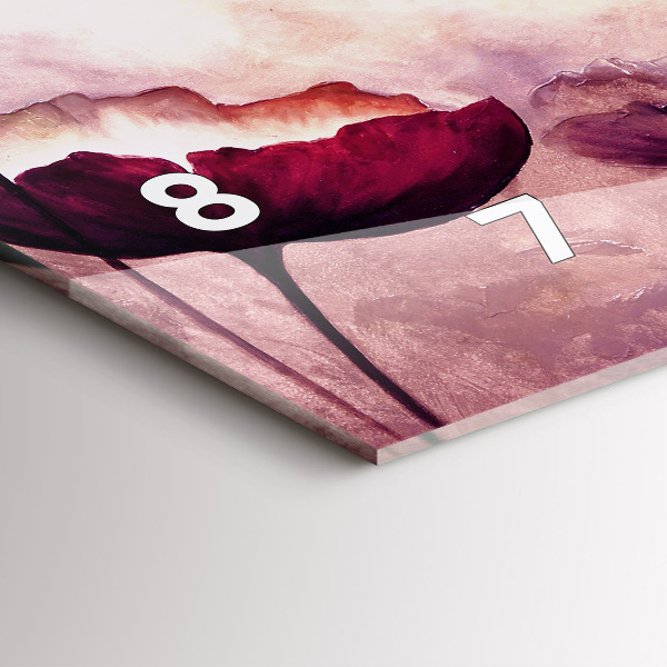 Orologi orizzontali Fiori Papaveri in fiore