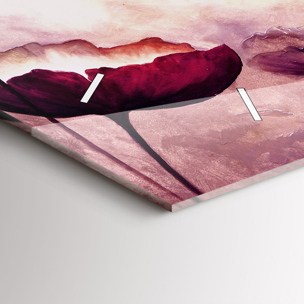 Orologi orizzontali Fiori Papaveri in fiore