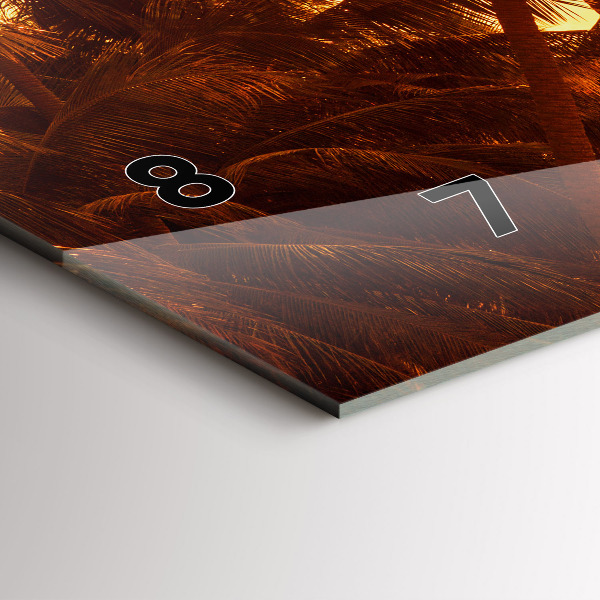 Orologi orizzontali Palme soleggiate