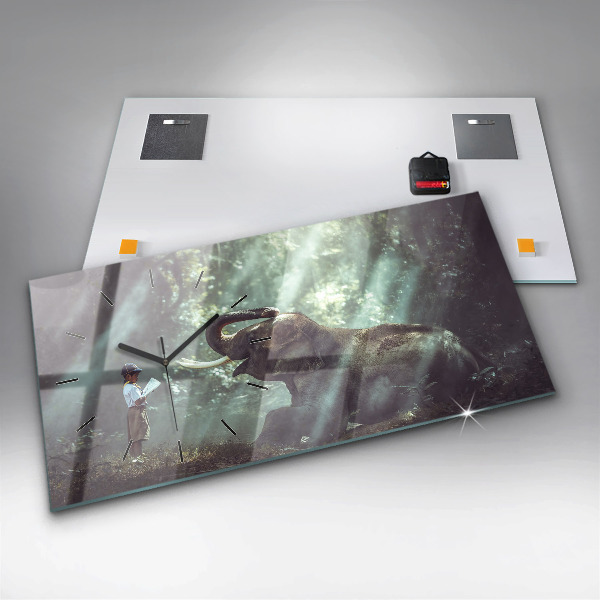 Orologi orizzontali Un ragazzo sta leggendo un libro