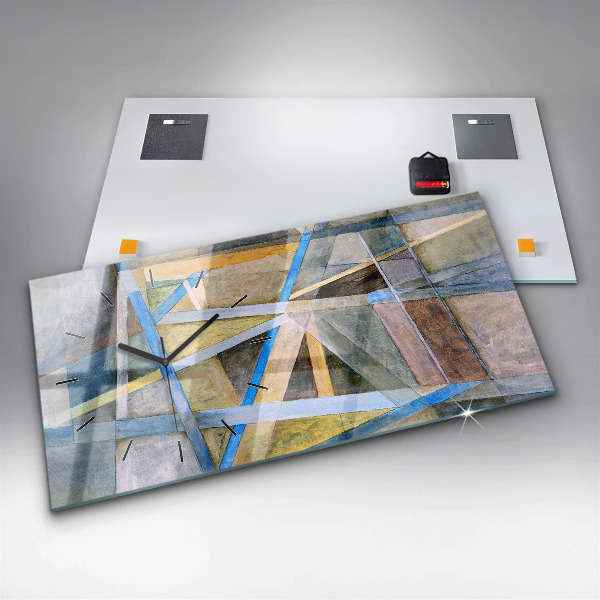 Orologio rettangolare Pittura impressionista