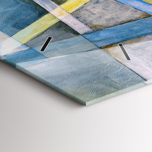 Orologio rettangolare Pittura impressionista