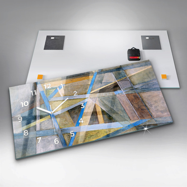 Orologio rettangolare Pittura impressionista