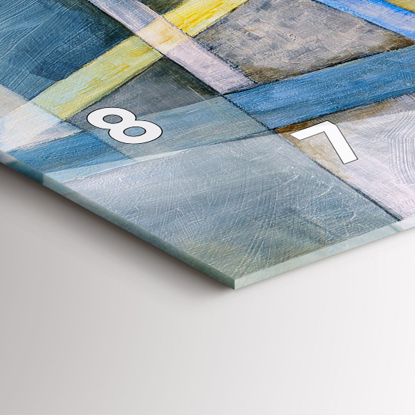 Orologio rettangolare Pittura impressionista