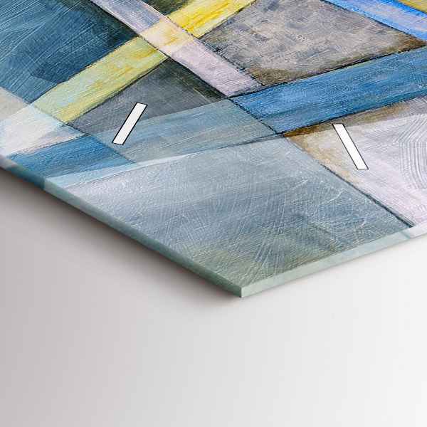 Orologio rettangolare Pittura impressionista