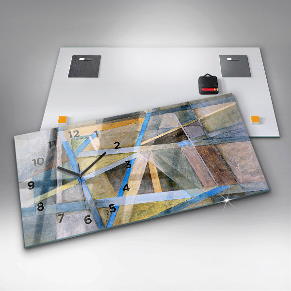 Orologio rettangolare Pittura impressionista