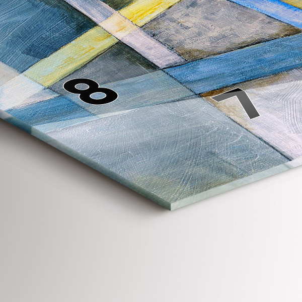 Orologio rettangolare Pittura impressionista