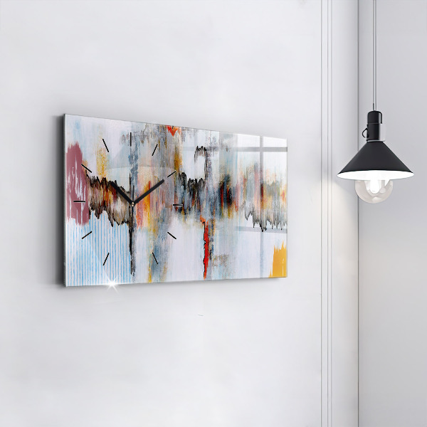 Orologio rettangolare Astrazione