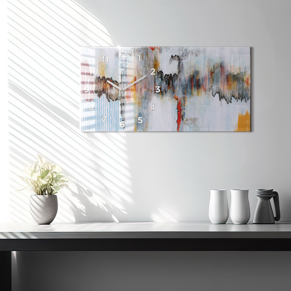 Orologio rettangolare Astrazione