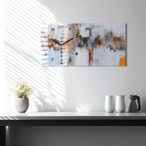 Orologio rettangolare Astrazione