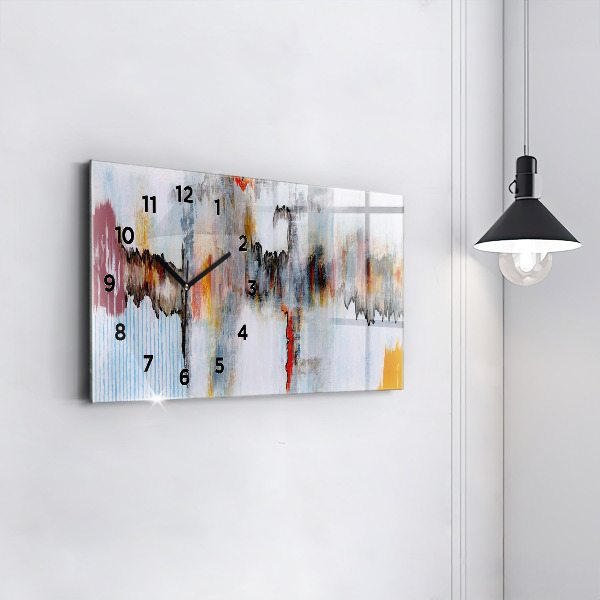 Orologio rettangolare Astrazione