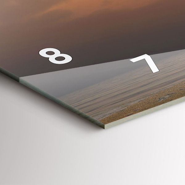 Orologio rettangolare Animali Tramonto