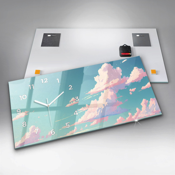 Orologi orizzontali Colore pastello del cielo