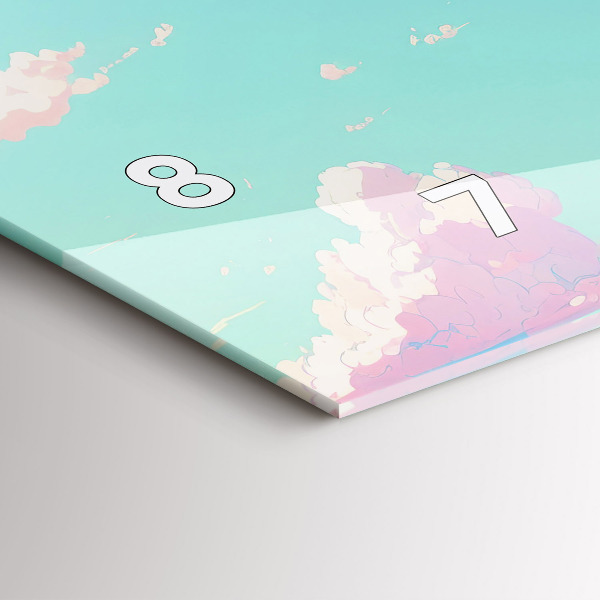 Orologi orizzontali Colore pastello del cielo