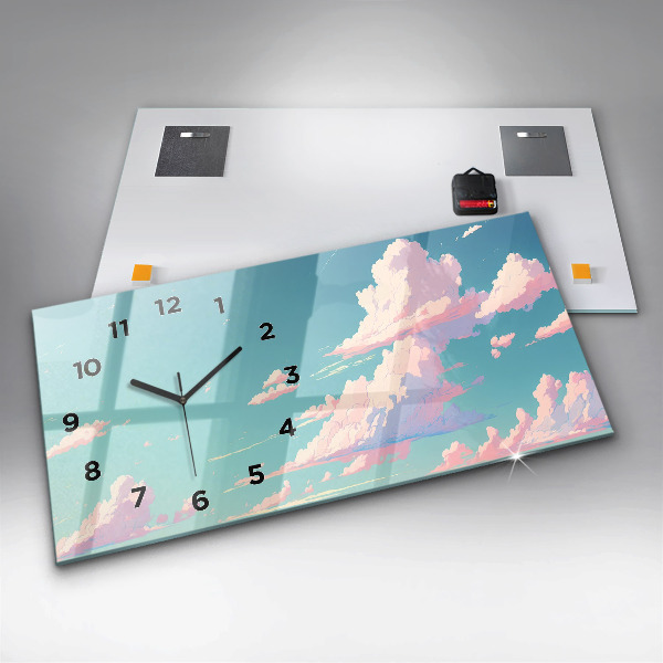 Orologi orizzontali Colore pastello del cielo