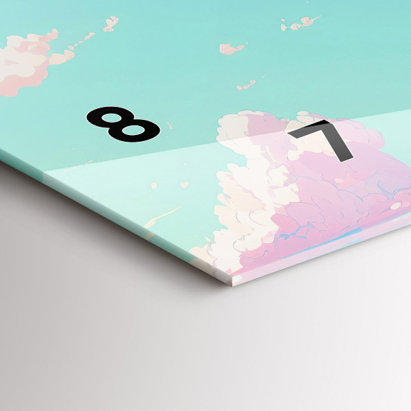 Orologi orizzontali Colore pastello del cielo