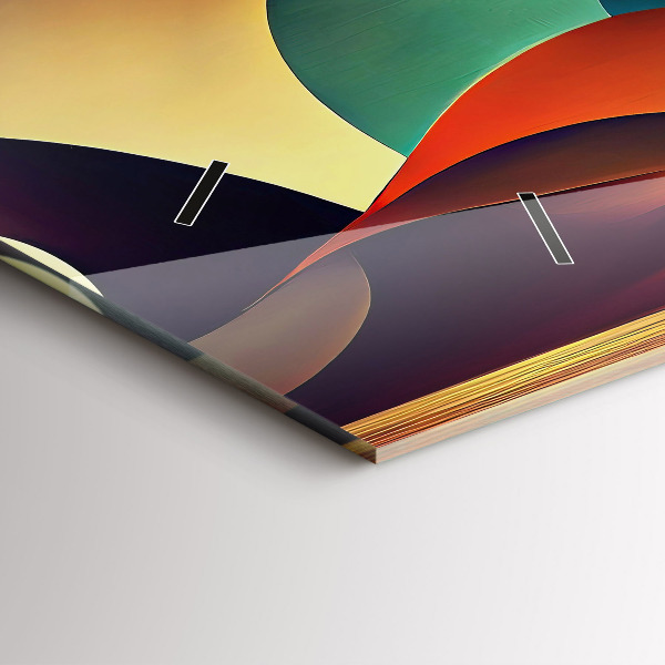 Orologi orizzontali Sfondo di linee astratte