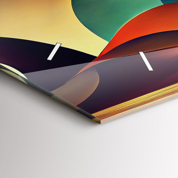 Orologi orizzontali Sfondo di linee astratte