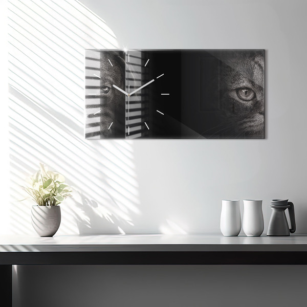 Orologio rettangolare Cane e gatto Scottish Fold