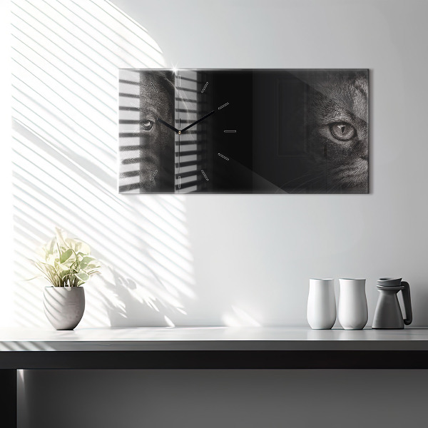 Orologio rettangolare Cane e gatto Scottish Fold