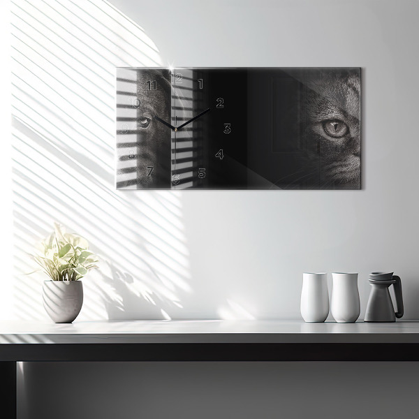 Orologio rettangolare Cane e gatto Scottish Fold