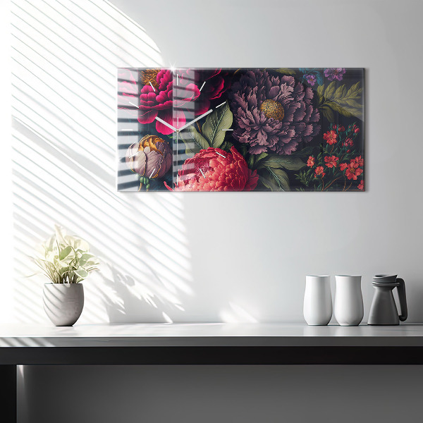 Orologi orizzontali Mazzo di fiori d'epoca