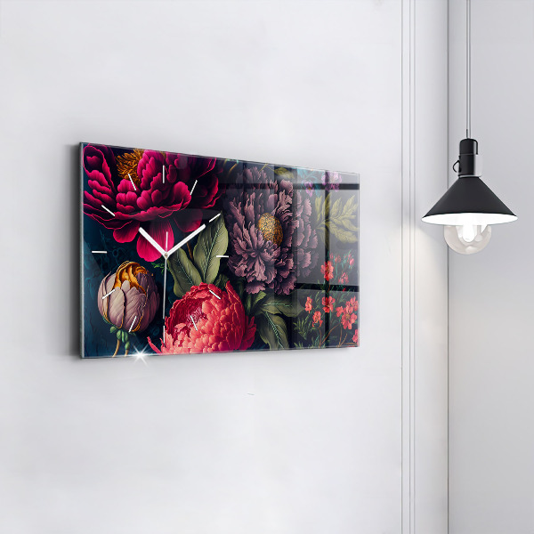 Orologi orizzontali Mazzo di fiori d'epoca