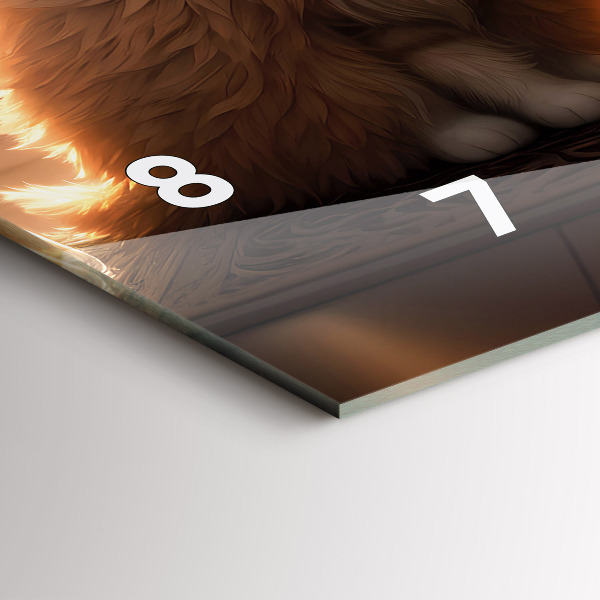 Orologi orizzontali Quattro gattini al sole