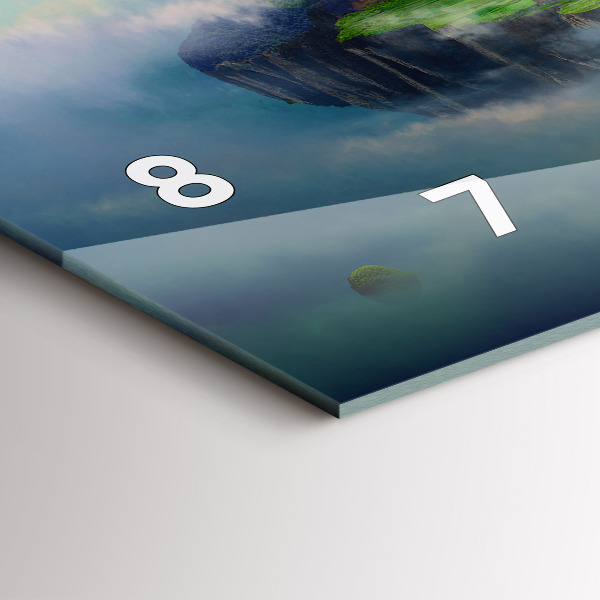 Orologio rettangolare Scene fantasy in stile cinese