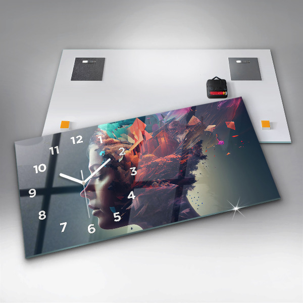 Orologi orizzontali Emozioni donna astratta