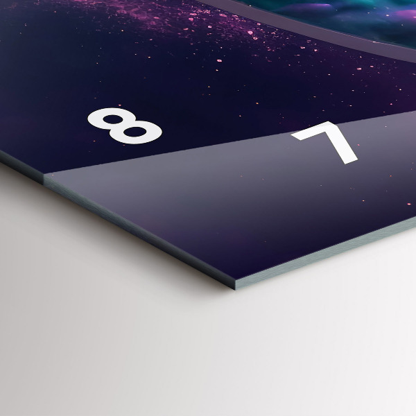 Orologi orizzontali Cosmonauta nuvole colorate